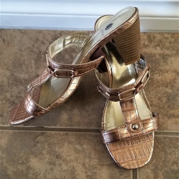 Jessica Simpson Shoes - SOFT metallic bronze stylish sandals